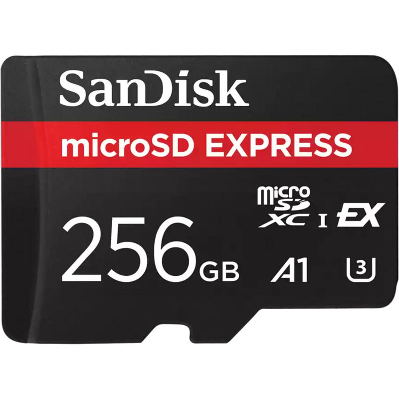Load image into Gallery viewer, Sandisk microsd express 256 gb geheugenkaart (zwart, class 3 (u3))
