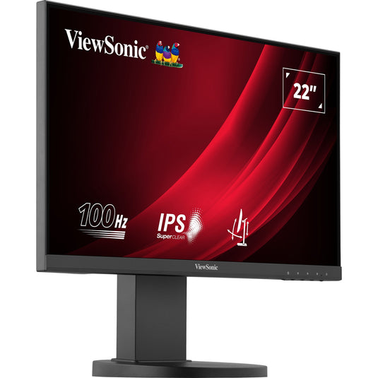 Viewsonic vg2208a-hd 22 monitor (zwart, 1x hdmi, vga, 100 hz)