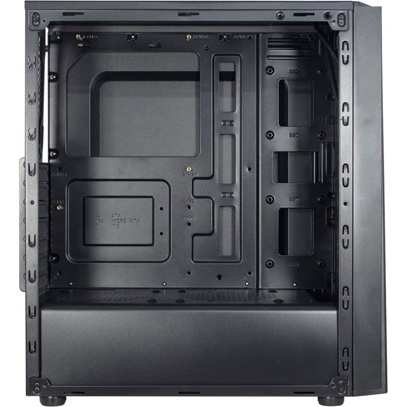 Afbeelding laden in galerijviewer, Inter-tech t-11 televen midi tower behuizing (zwart | 3x usb-a | window)
