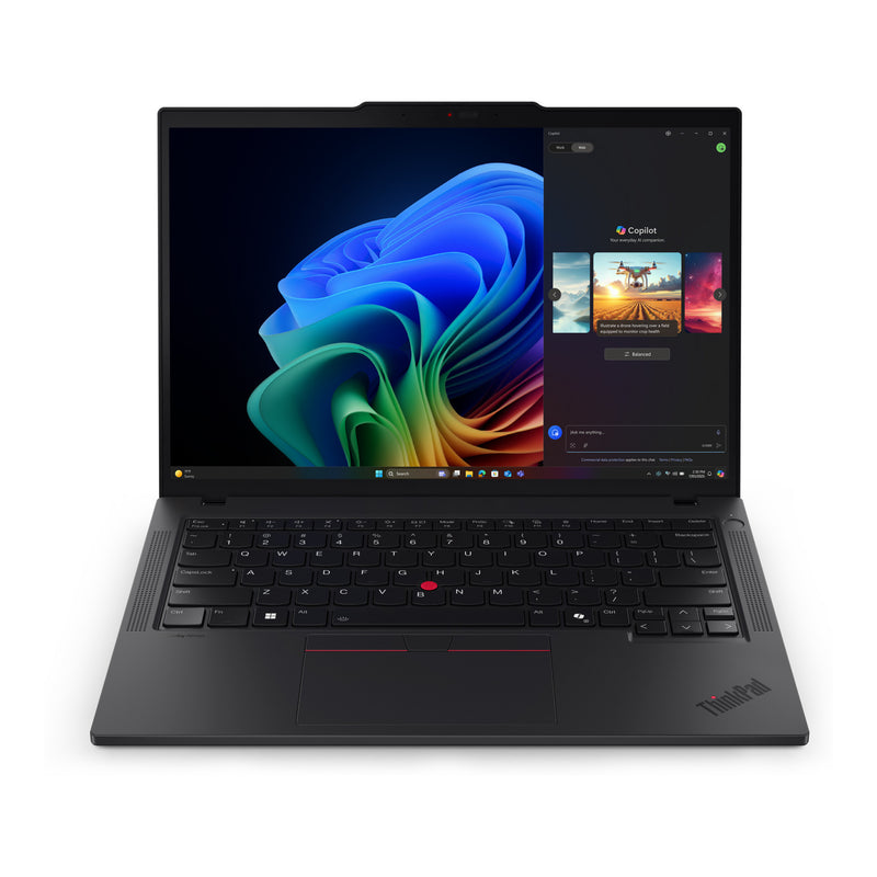 Load image into Gallery viewer, Lenovo thinkpad t14 gen 6 (21qj0053mh) 14 copilot+ laptop (zwart | ryzen ai 7 pro 350 | radeon 860m graphics | 32 gb | 1 tb ssd)
