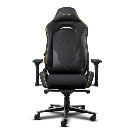 Trust gxt 721 ruya pro premium comfortabele gaming stoel (zwart geel)