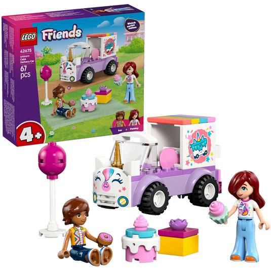 Lego friends - eenhoorn taartenbezorgauto constructiespeelgoed (42675)