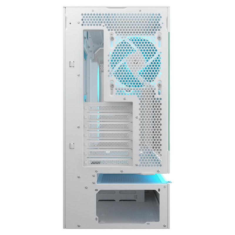 Load image into Gallery viewer, Cougar cfv235 midi tower behuizing (wit | 2x usb-a | 1x usb-c | rgb | tempered glass)
