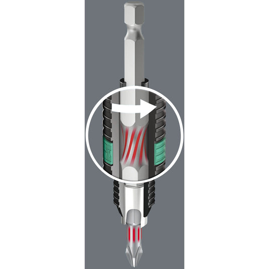 Wera bit-safe 61 bitorsion 1 bitset (61-delig)