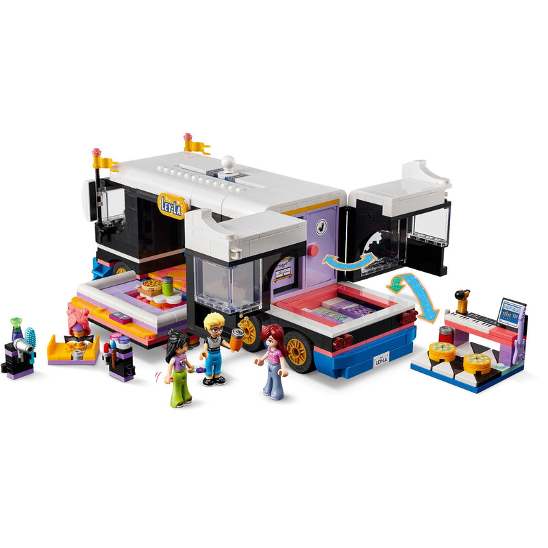Load image into Gallery viewer, Lego friends - toerbus van popster constructiespeelgoed (42619)
