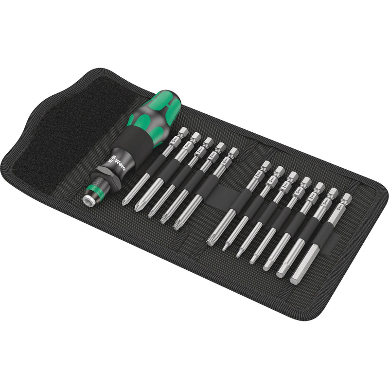 Load image into Gallery viewer, Wera bicycle set 2 bitset (zwart groen)
