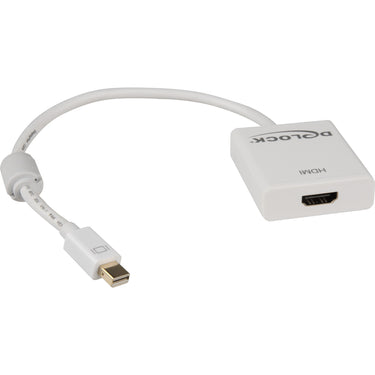 Delock mini displayport > hdmi adapter (wit, 0,2 meter, 4k)