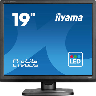 Iiyama prolite e1980s-b1 19 monitor (zwart, hdmi, displayport)
