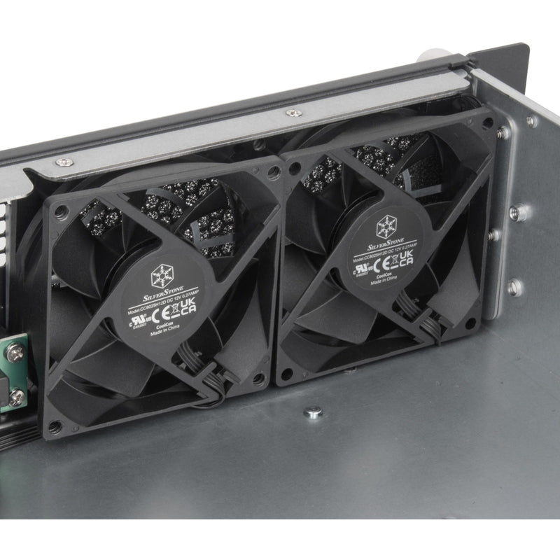 ギャラリービューアに画像をロードする, Silverstone rm23-502-mini rack behuizing (grijs zwart)
