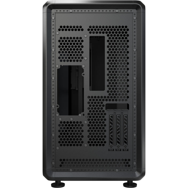 Load image into Gallery viewer, Cooler master masterframe 360 stage lcd midi tower behuizing (zwart | 2x usb-a | 1x usb-c | tempered glass)

