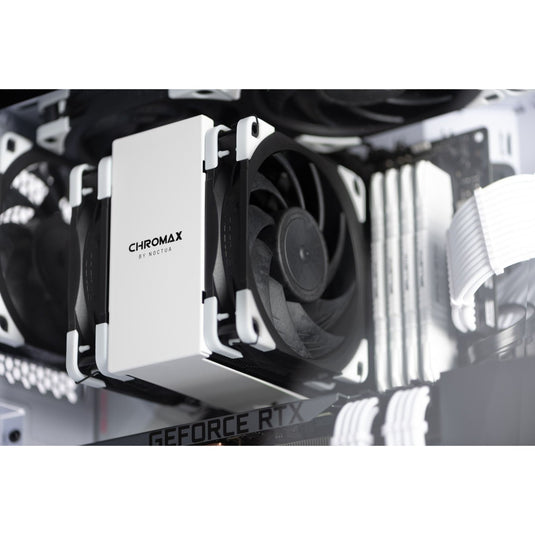 Noctua nf-a12x25 pwm chromax.black.swap case fan (zwart, 120 x 120 x 25 mm)