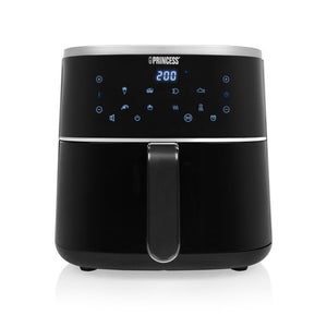 Princess 182238 digitale airfryer 4l heteluchtfriteuse (zwart, 4 liter | hetelucht | verstelbaar airfryer rek | bpa-vrij)
