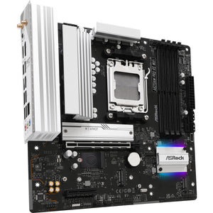 Asrock a620am pro rs wifi socket am5 moederbord (raid, 2.5 gb-lan, wlan, bt, sound, µatx)