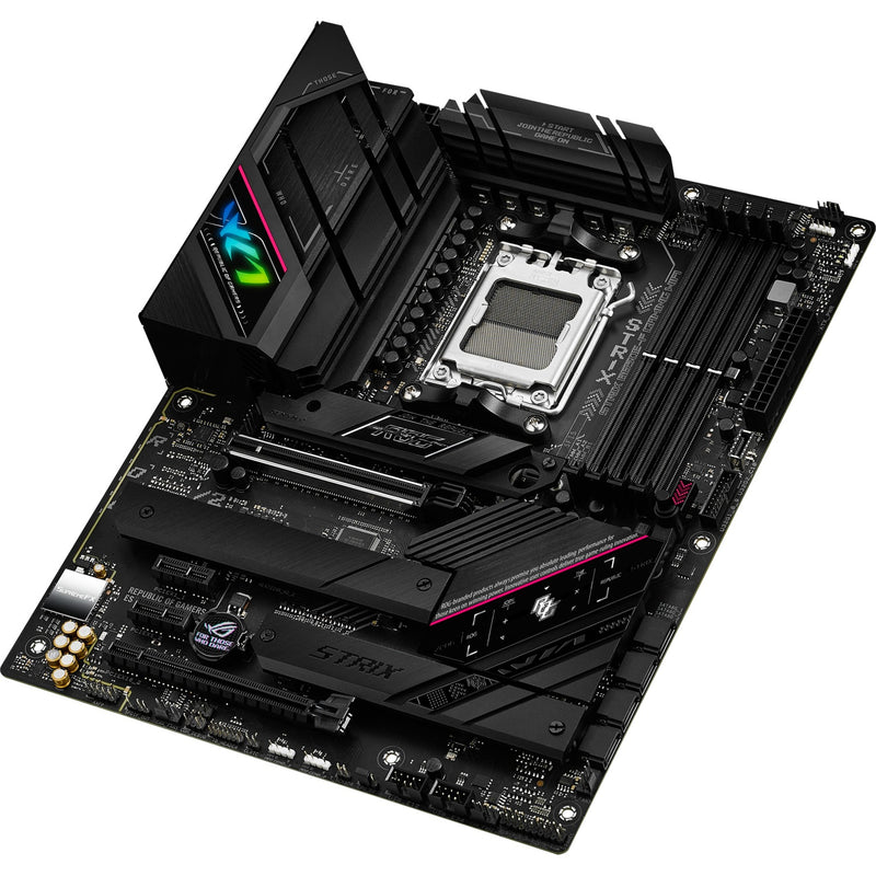 Load image into Gallery viewer, Asus rog strix b650e-f gaming wifi socket am5 moederbord (zwart, raid, 2.5 gb-lan, wi-fi 6e, bt 5.2, sound, atx)
