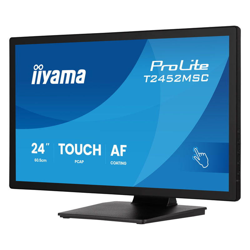 Load image into Gallery viewer, Iiyama prolite t2452msc-b2 24 touchscreen monitor (zwart, hdmi, displayport, usb, audio, touch, 120hz )
