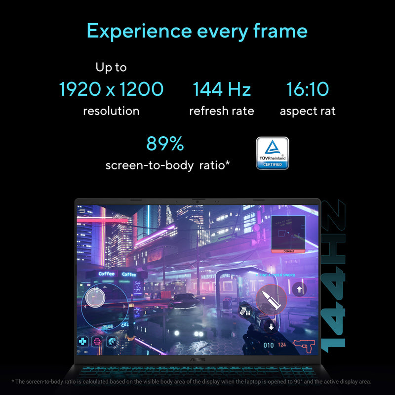 Chargez l'image dans la visionneuse de la galerie, Asus v16 fx3607vp-rp003ws 16 gaming laptop (zwart | core 7 240h | rtx 5070 | 16 gb | 1 tb ssd)
