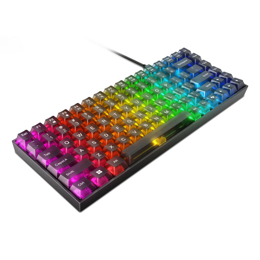 Lenovo legion k510 mini pro rgb mechanisch gaming toetsenbord (zwart, us lay-out (qwerty), 75%, brown switch, hot swap, usb)