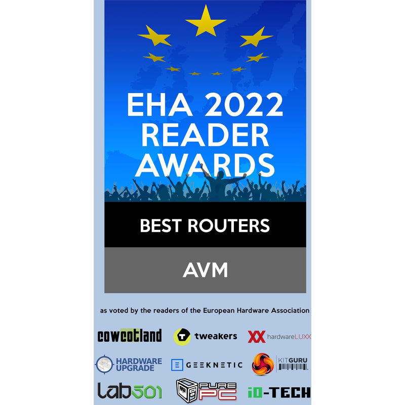 Load image into Gallery viewer, Fritz! box 7530 ax international router (wit rood, mesh wi-fi)
