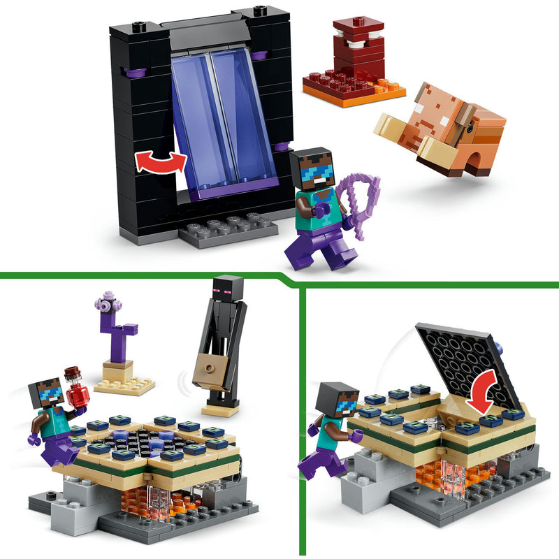 Load image into Gallery viewer, Lego minecraft 21584 reis naar de nether en het end-portaal
