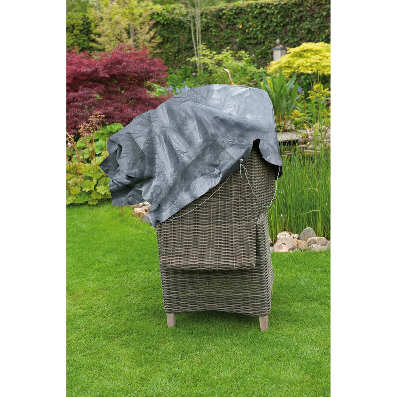 Load image into Gallery viewer, Nature tuinmeubelafdekhoes voor gestapelde stoelen afdekking (grijs, 6031601)
