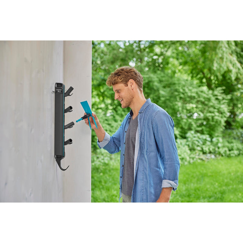 Load image into Gallery viewer, Gardena combisystem gereedschapsrek flex houder (donkergrijs turquoise)
