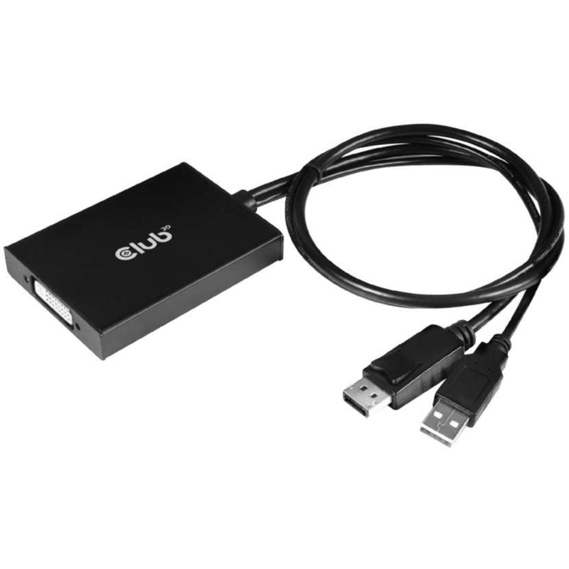 Chargez l'image dans la visionneuse de la galerie, Club 3d actieve displayport naar dual-link dvi-d-adapter (zwart)
