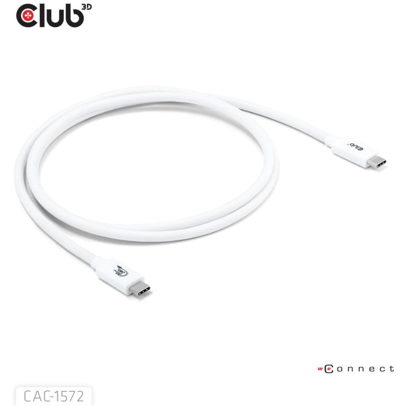 ギャラリービューアに画像をロードする, Club 3d gecertificeerde usb-c kabel (wit, 1,2 meter, 240 w)

