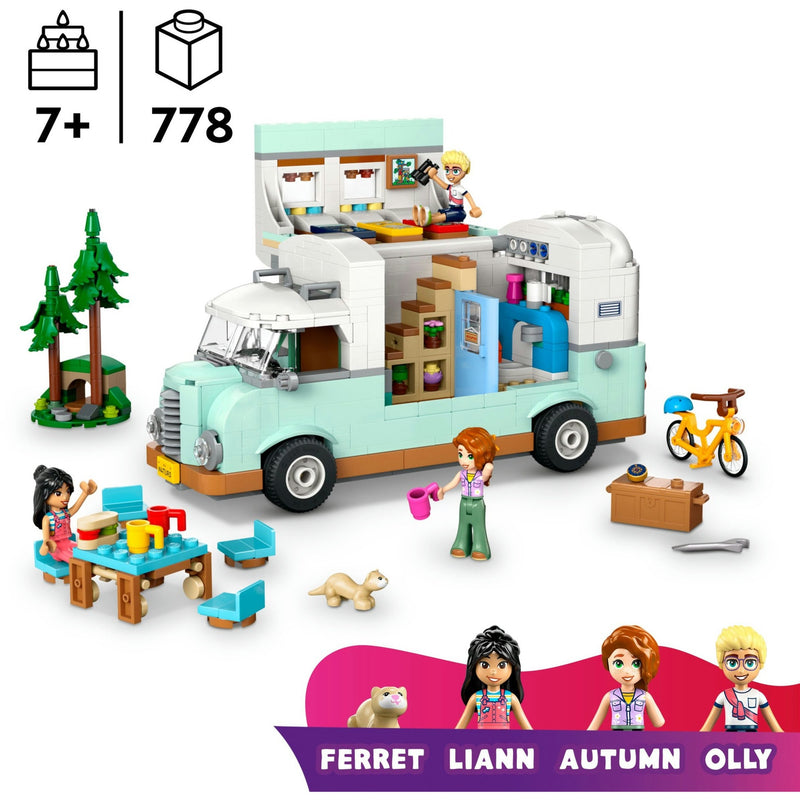 Afbeelding laden in galerijviewer, Lego friends - camperavontuur met vrienden constructiespeelgoed (42663)
