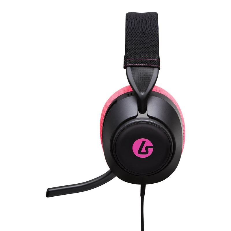 ギャラリービューアに画像をロードする, Powera lucidsound ls10 bedrade gamingheadset - middernachtelijke branding over-ear gaming headset (zwart roze, playstation 5, playstation 4, xbox series x|s, xbox one, pc, mobiel)
