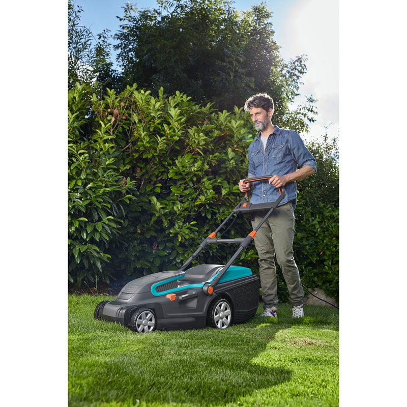 Load image into Gallery viewer, Gardena elektrische grasmaaier powermax 1800 42 (zwart turquoise, 5042-20)
