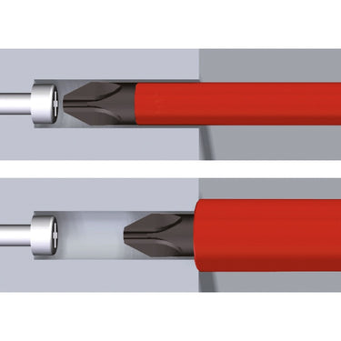 Wiha gereedschapset elektricien gereedschapsset (rood geel, 12-delig in gereedschapetui)