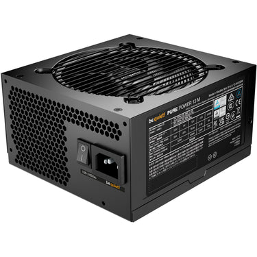 Be quiet! pure power 13 m modulaire 850 watt voeding (zwart, 1x 12v-2x6, 4x pcie)