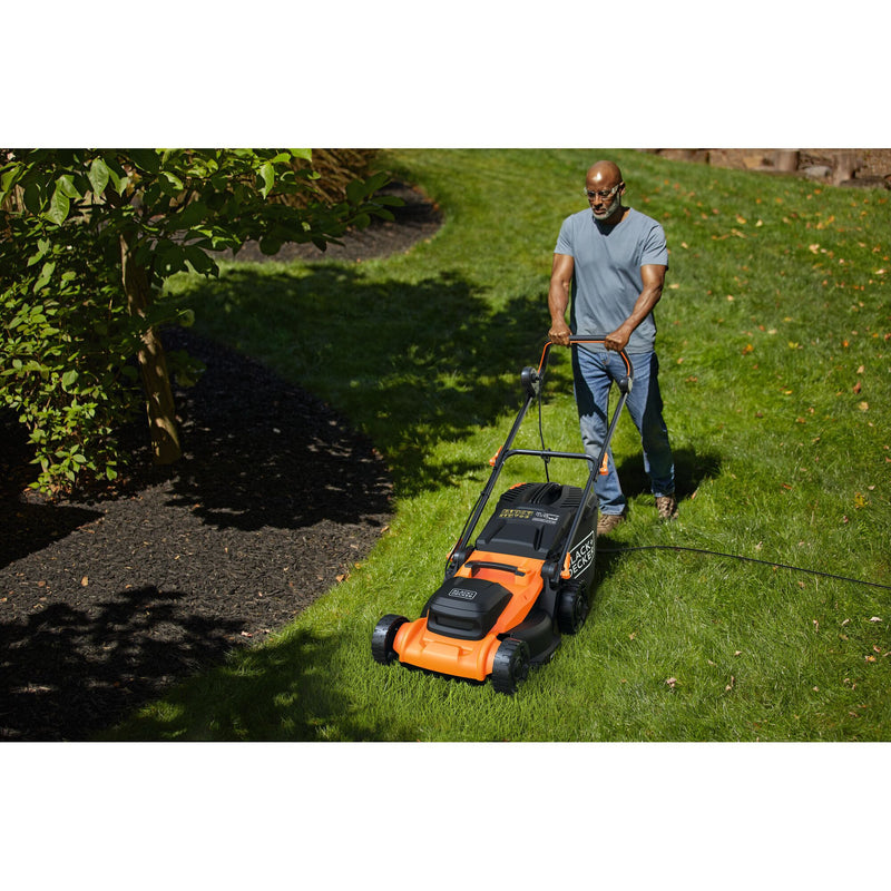 Load image into Gallery viewer, Black+decker bemwp400 grasmaaier (oranje zwart, 40cm, 1800w)
