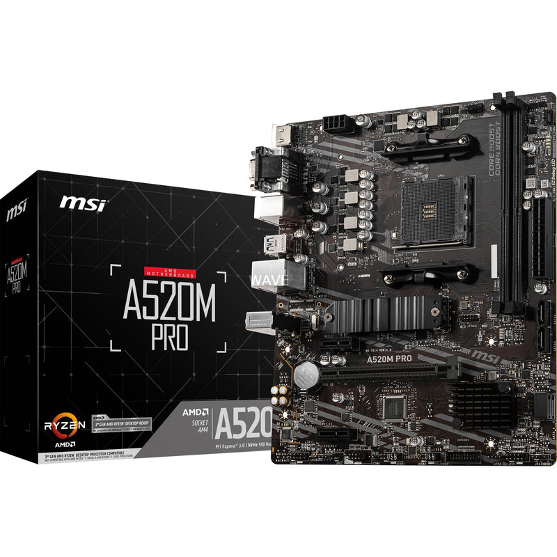 ギャラリービューアに画像をロードする, Msi a520m pro socket am4 moederbord (raid, gb-lan, sound, µatx)
