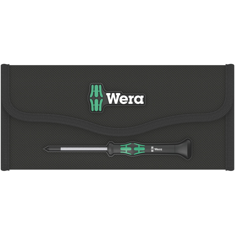 Load image into Gallery viewer, Wera compakt micro 21 esd 1 schroevendraaier (zwart groen, voor elektrische apparaten)
