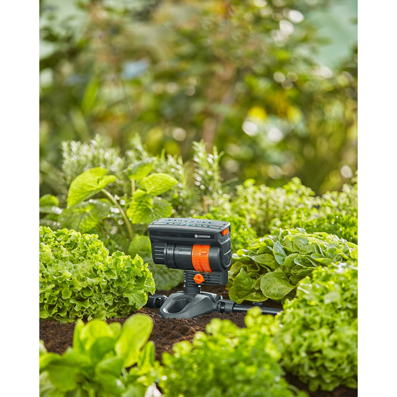 Load image into Gallery viewer, Gardena micro-drip-system zwenksproeier os 90 sproeier (donkergrijs oranje)
