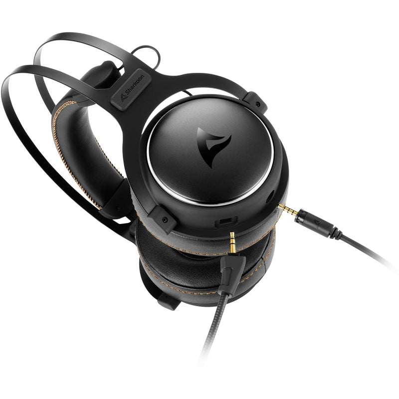 Load image into Gallery viewer, Sharkoon skiller sgh50 over-ear gaming headset (zwart, pc, playstation 4, playstation 5, xbox series s|x)
