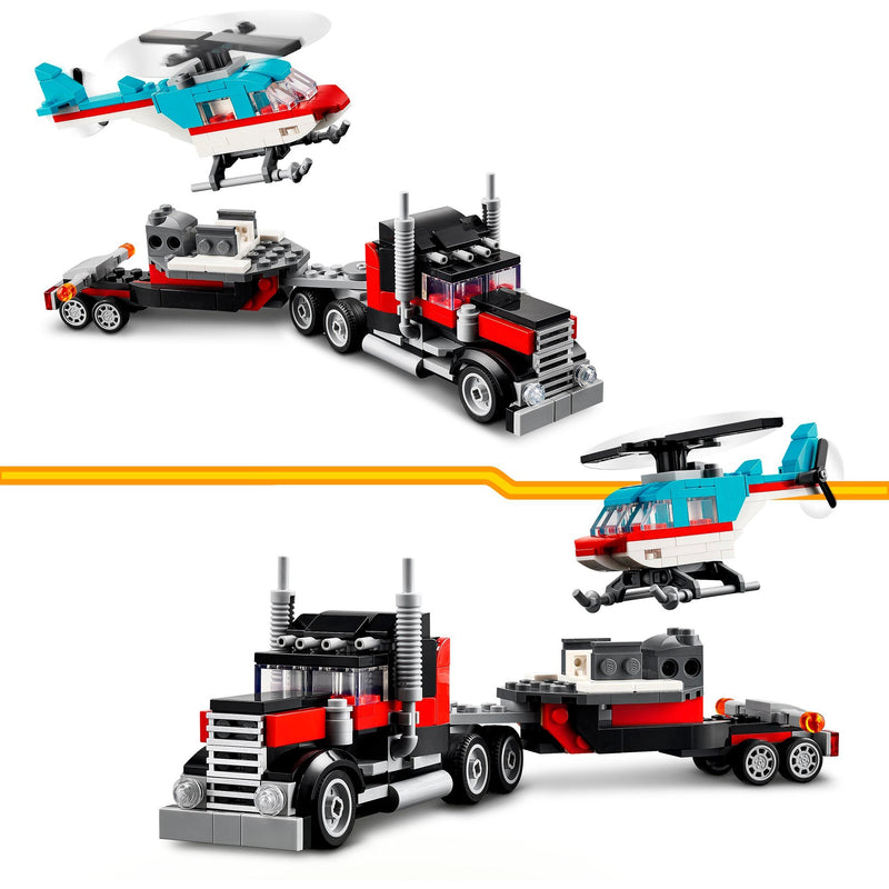 Load image into Gallery viewer, Lego creator 31146 truck met helikopter
