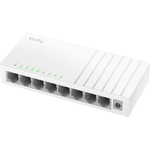 Cudy 8-port 10 100 mbps unmanaged switch (wit)