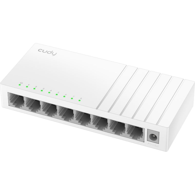 Chargez l'image dans la visionneuse de la galerie, Cudy 8-port 10 100 mbps unmanaged switch (wit)
