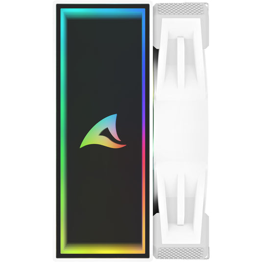 Sharkoon a50 rgb cpu-koeler (wit, 4-pins pwm fan-connector)