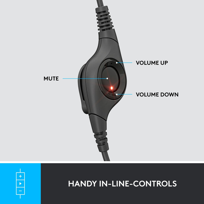 Afbeelding laden in galerijviewer, Logitech usb headset h390 on-ear (zwart, retail)
