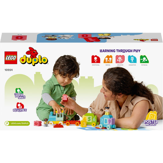 Lego duplo - getallentrein - leren tellen constructiespeelgoed (10954)