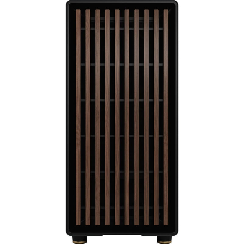 Load image into Gallery viewer, Fractal design north midi tower behuizing (zwart houtkleur | 2x usb-a | 1x usb-c)

