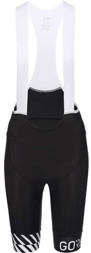 Load image into Gallery viewer, Gorewear swiftride optical - women's bib shorts with pad
