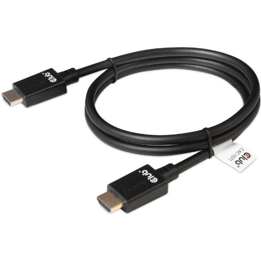 Club 3d ultra high speed hdm kabel (zwart, 1 meter, 4k 120hz, 8k 60hz, 48gbps)
