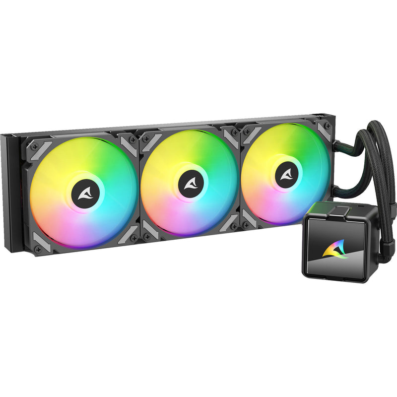Load image into Gallery viewer, Sharkoon s60 argb waterkoeling (zwart, 4-pin pwm)
