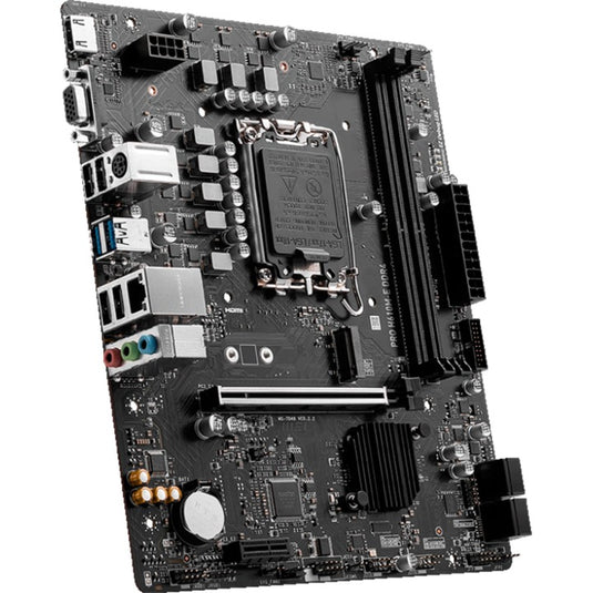 Msi pro h610m-e ddr4 socket 1700 moederbord (zwart, gb-lan, sound, µatx)