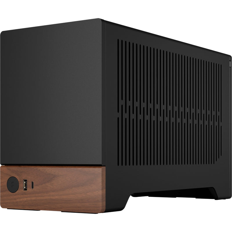 Load image into Gallery viewer, Fractal design terra mini tower behuizing (grafiet houtkleur | 1x usb-a | 1x usb-c)
