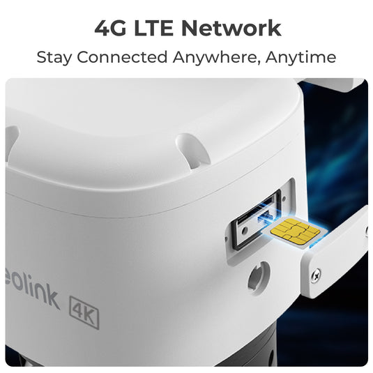 Reolink trackmix g770 + solar panel 2 beveiligingscamera (wit zwart, 4k 8mp uhd, 4g lte, incl. zonnepaneel)